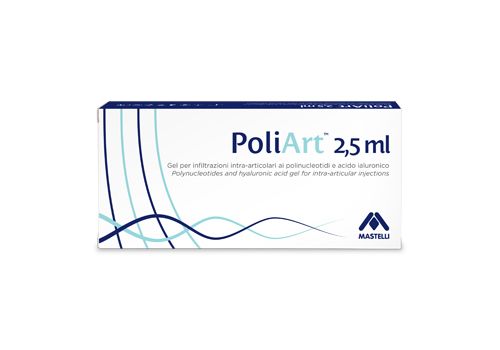 Poliart siringa intra-articolare 20mg/ml preriempita acido ialuronico 2,5ml