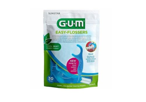 GUM EASY-FLOSSERS FORCELLA COOL MINT 30PZ