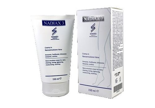 Nadiax 3 crema vasotonica ad azione energizzante per gambe gonfie e pesanti 150ml
