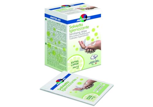 Master Aid salvietta igienizzante xl 12 pezzi
