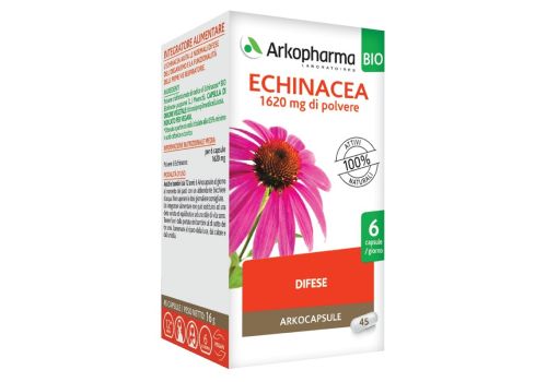 Echinacea integratore per il benessere del sistema immunitario 45 capsule