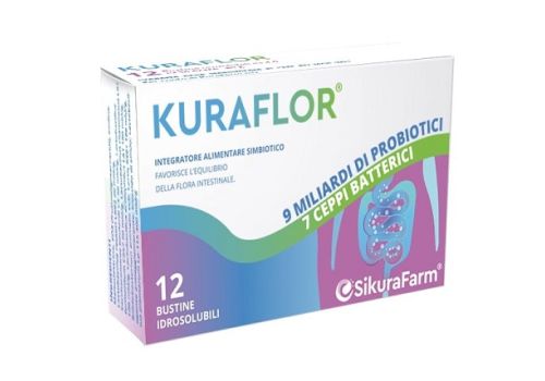 Kuraflor integratore a base di fermenti lattici 12 bustine