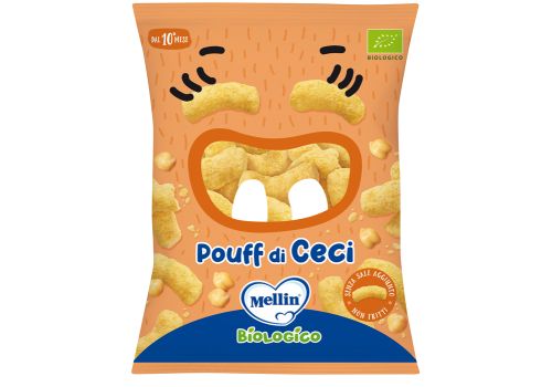 Mellin snack biologico pouff di ceci 20 grammi