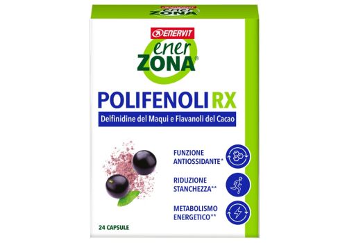 Enerzona Polifenoli RX integratore per il metabolismo energetico 24 capsule