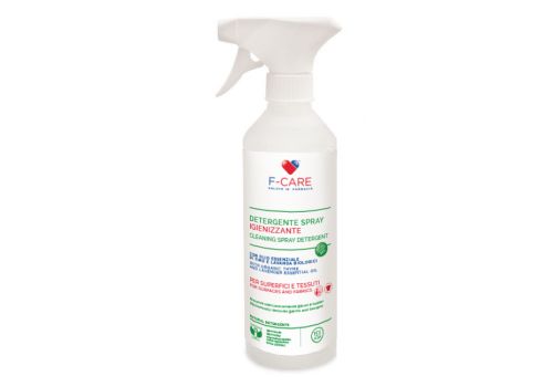 F-Care detergente spray igienizzante per superfici e tessuti 500ml