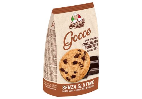Inglese biscotti con gocce di cioccolato senza glutine 300 grammi