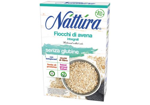 Nattura fiocchi di avena integrali senza glutine 350 grammi