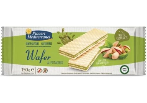 Piaceri Mediterranei wafer al pistacchio 150 grammi