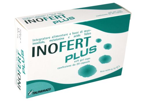 Inofert Plus softgel integratore per la fertilità 20 capsule