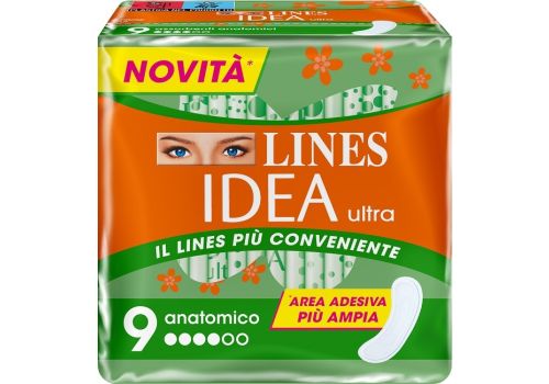 Lines Idea Ultra assorbenti anatomici 9 pezzi