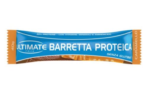 Ultimate barretta proteica gusto caramello 40 grammi