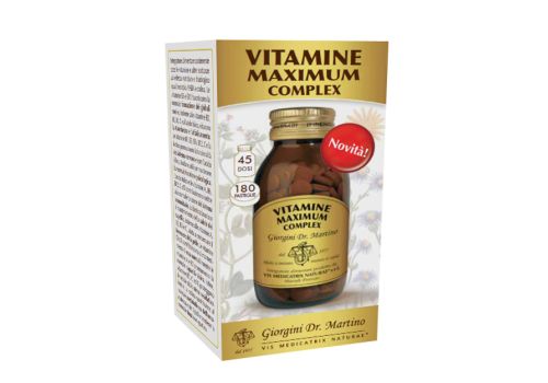 Vitamine Maximum Complex integratore polivitaminico 180 pastiglie