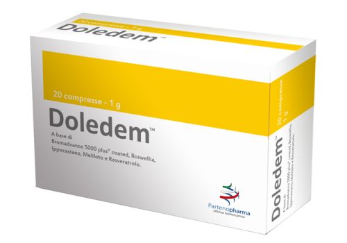 Doledem integratore per il sollievo da dolore e gonfiore 20 compresse 