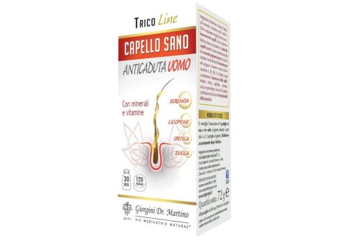 Capello Sano Anticaduta Uomo integratore per il benessere dei capelli 120 pastiglie