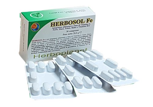 Herbosol Fe integratore di vitamine e minerali 30 compresse
