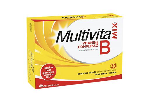 Multivitamix integratore di vitamine del complesso B 30 compresse