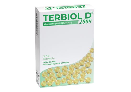 Terbiol D 2000 integratore di vitamina D 30 perle