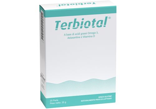 Terbiotal integratore per la funzione cerebrale visiva e cardiovascolare 20 perle