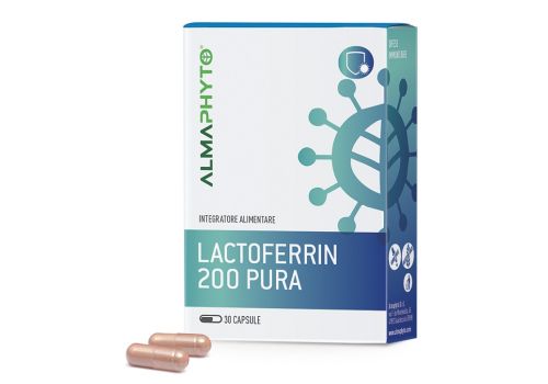 Lactoferrin 200 Pura integratore per il sistema immunitario 30 capsule