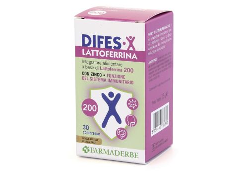 Difes-X Lattoferrina integratore ad azione immunostimolante 30 compresse
