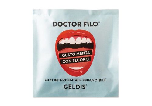 Geldis Doctor filo interdentale espandibile gusto menta con fluoro 30 metri