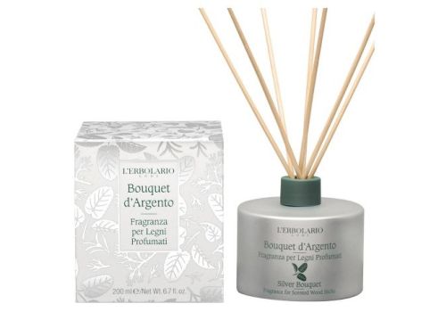 L'Erbolario Bouquet d' Argento fragranza per legni profumati deodorante per ambienti 200ml