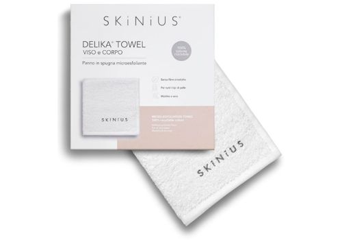 Skinius Delika Towel panno in spugna microesfoliante per viso e corpo 1 pezzo