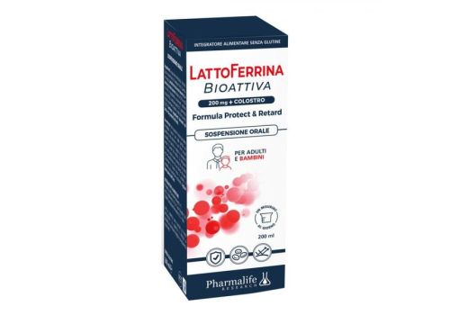 Lattoferrina bioattiva protect retard integratore  200ml + colostro 