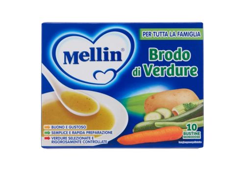 MELLIN BRODO VERDURE 10X8G