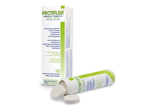 Pectiflor integratore con fermenti lattici 10 compresse effervescenti