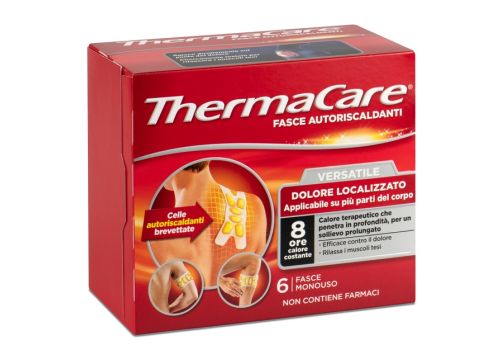 Thermacare fasce autoriscaldanti versatile xl applicabile su più parti del corpo 6 pezzi