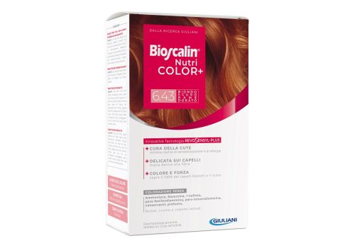 BIOSCALIN NUTRICOLOR+ 6.43 BIONDO SCURO RAME DORATO