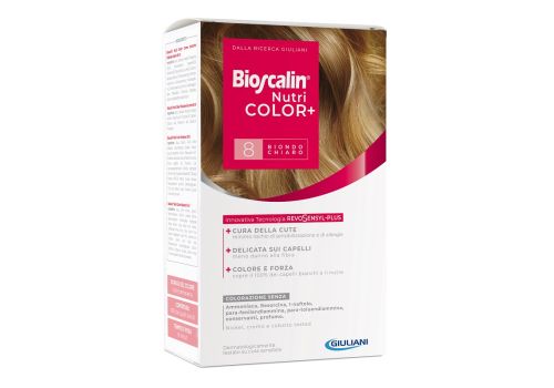 Bioscalin Nutricolor+ 8 biondo chiaro tintura per capelli 150ml