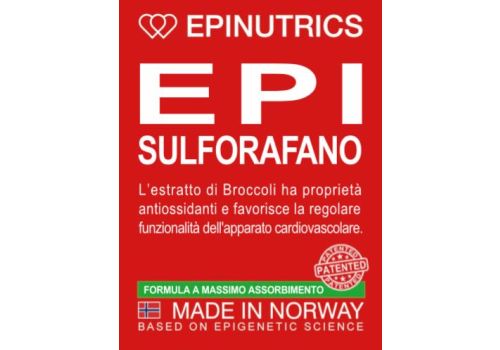 Epinutrics Epi Sulforafano integratore per la funzionalità dell'apparato cardiovascolare 60 capsule
