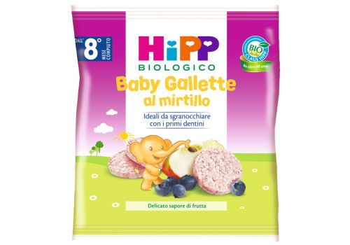 Hipp Baby gallette di riso al mirtillo 30 grammi