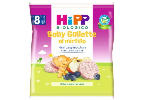 Hipp Baby gallette di riso al mirtillo 30 grammi
