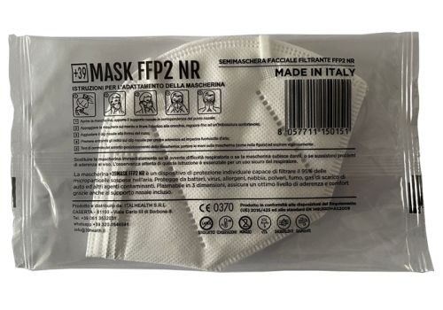 Mask FFP2 NR bianca 15 pezzi