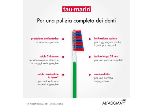 TAUMARIN SPAZZOLINO DURO TESTINA LUNGA 33MM