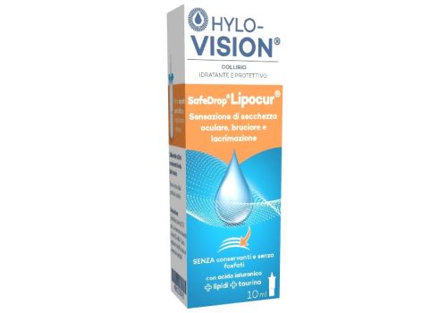 Hylo-Vision SafeDrop Lipocur collirio idratante e protettivo 10ml