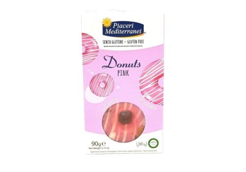 Piaceri Mediterranei donuts pink senza glutine 90 grammi