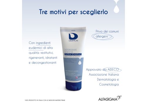 Dermon detergente doccia extra sensitive 250ml