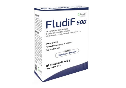 Fludif 600 integratore per il supporto al sistema immunitario e la tosse 10 bustine