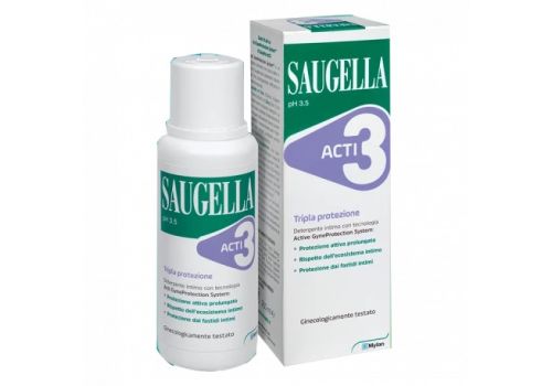 SAUGELLA ACTI3 DETERGENTE INTIMO TRIPLA PROTEZIONE 250ML