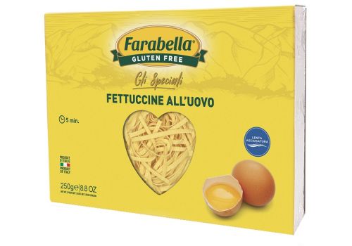 Farabella fettuccine all'uovo pasta senza glutine 250 grammi