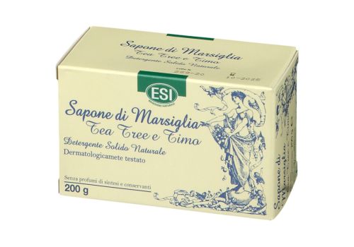 SAPONE DI MARSIGLIA TEA TREE E TIMO 200G