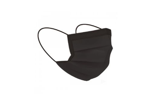 Mascherina chirurgica tipo 2 nero 10 pezzi