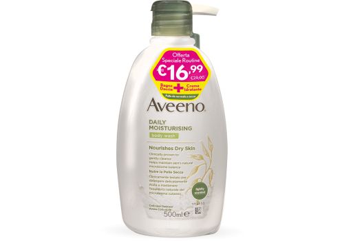 AVEENO BAGNO DOCCIA 500ML + CREMA IDRATANTE CORPO 300ML