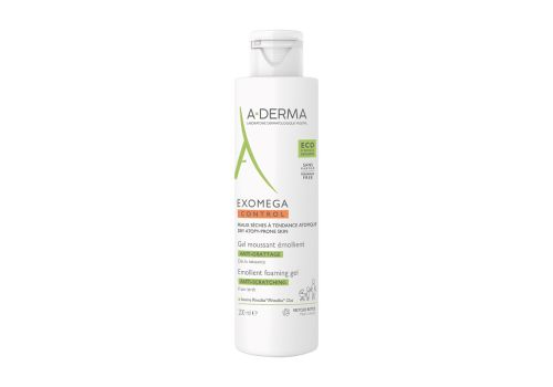 A-Derma Exomega Control gel schiuma emolliente per pelle a tendenza atopica 200ml 