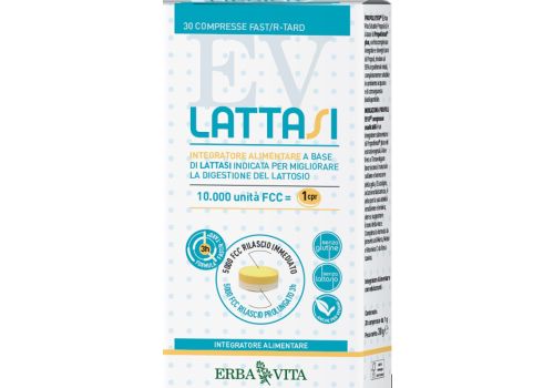 Lattasi integratore per migliorare la digestione del lattosio 30 compresse