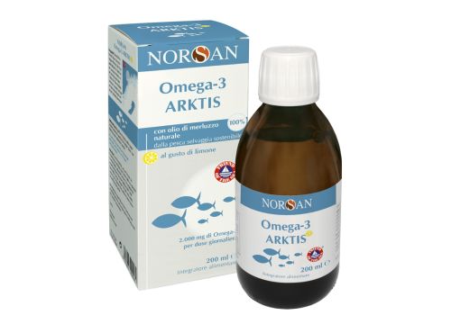 Norsan Omega-3 Arktis integratore per il normale funzionamento del cuore soluzione orale 200ml